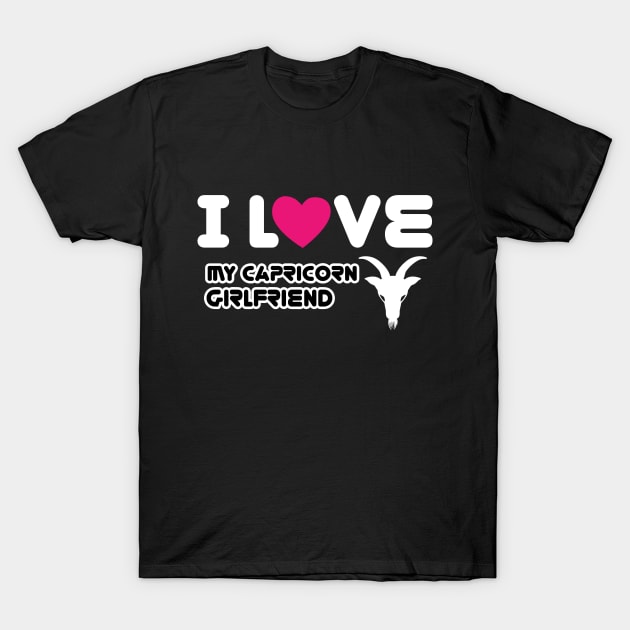 i love my capricorn girlfriend T-Shirt by ThyShirtProject - Affiliate